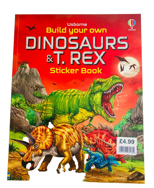 Dinosaurs & T Rex Usborne large paperback EPOS labelled £4.99 (was £10.99)