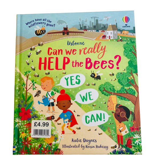 Can we really Help the Bees Usborne EPOS labelled £4.99 (was £9.99)