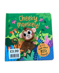 Cheeky Monkey Small Puppet Book EPOS labelled £3.99 (jacket £6)