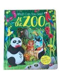 What Can You See? At the Zoo Medium Board Book EPOS Stickered £5.99 (jacket £8.99)