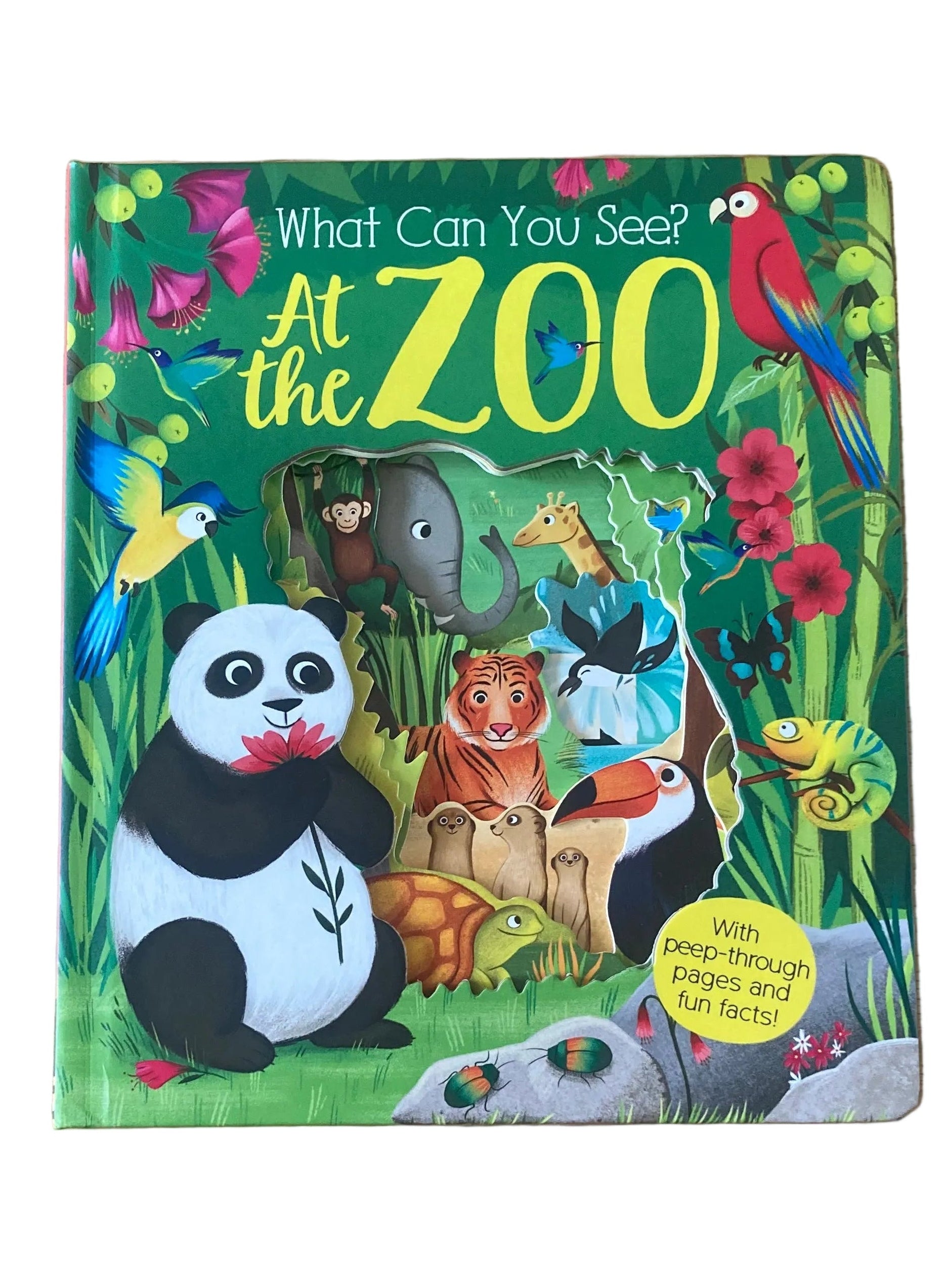 What Can You See? At the Zoo Medium Board Book EPOS Stickered £5.99 (jacket £8.99)