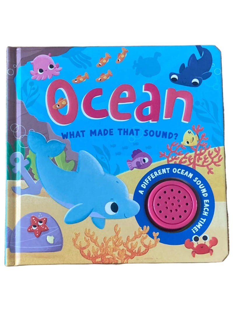 What Made That Sound ? OCEAN Small Sound Book EPOS Stickered £3.99 (jacket £6)