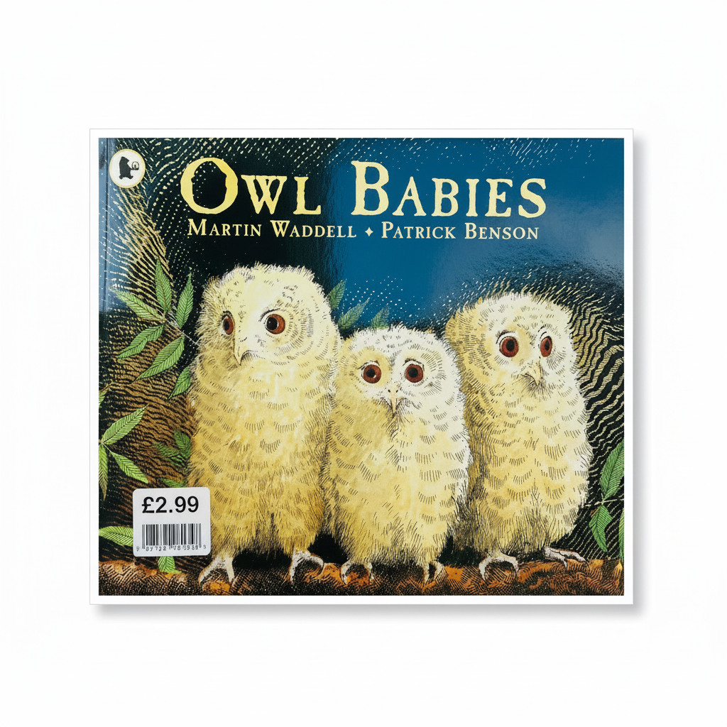 Owl Babies Martin Waddell Picture Flat EPOS Stickered £2.99 (jacket £7.99)