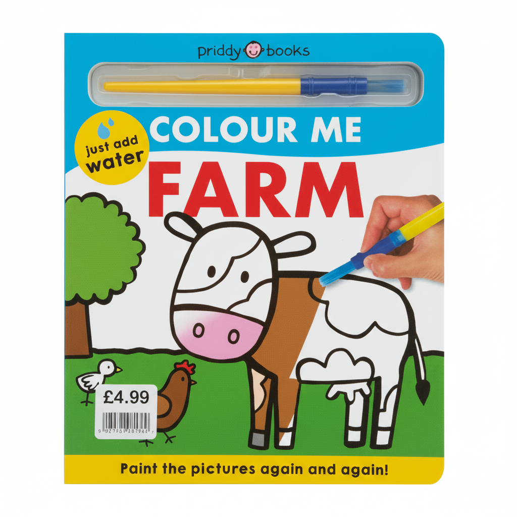 A Colour Me Farm Painting Book- EPOS Stickered at £4.99 (jacket £7.99)