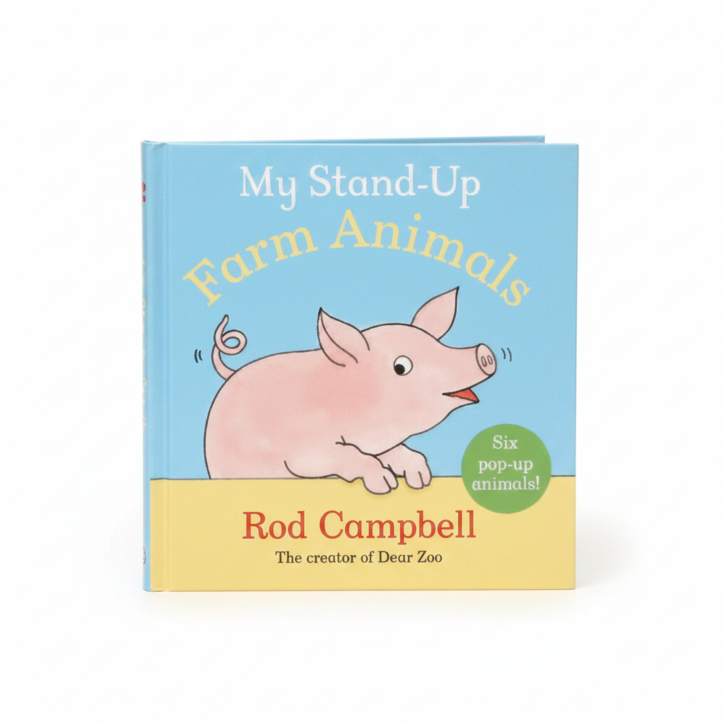 A Rod Campbell Stand Up Farm Animals Board Book EPOS Stickered £4.99 (jacket £7.99)