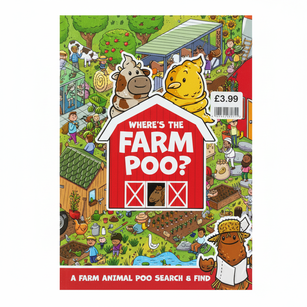 Where's the Farm Poo - EPOS Stickered at £3.99 (jacket £6.99)