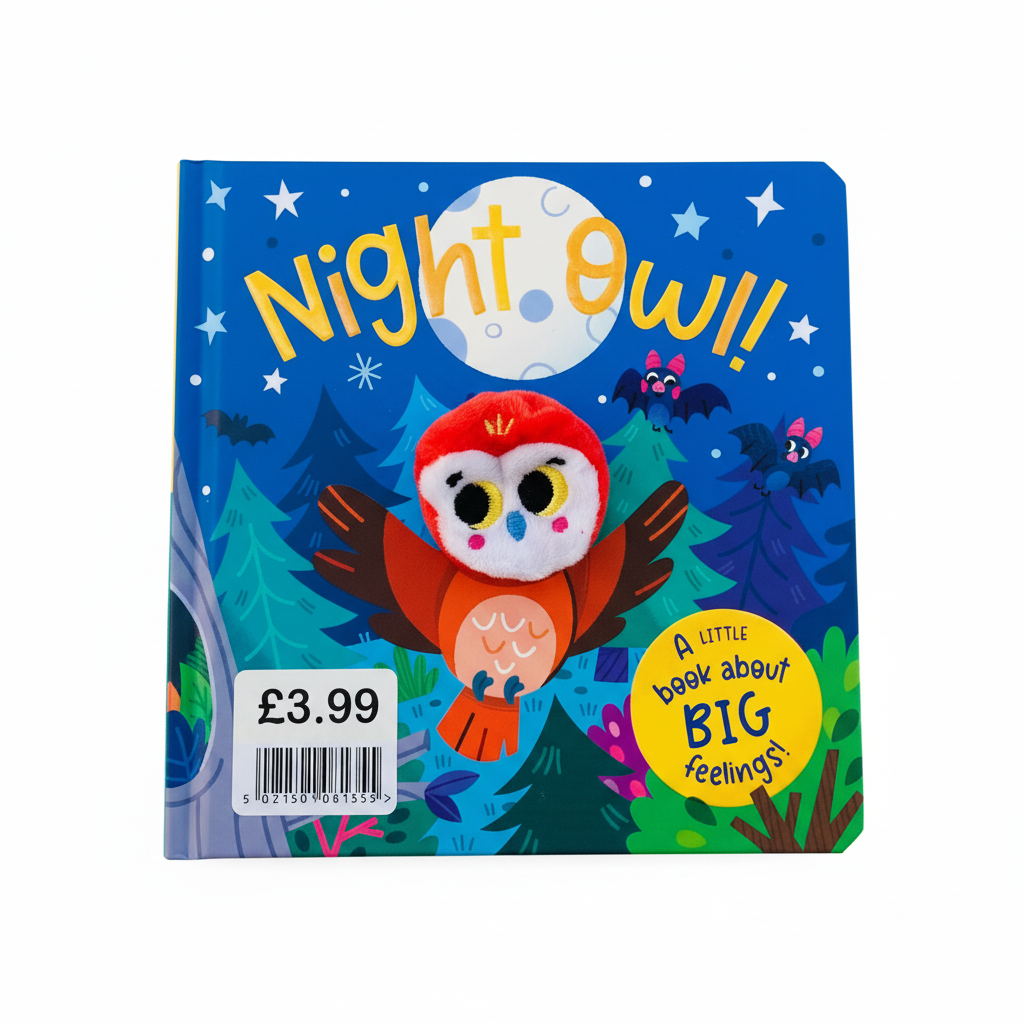 Night Owl Small Puppet Book EPOS Stickered £3.99 (jacket £6)