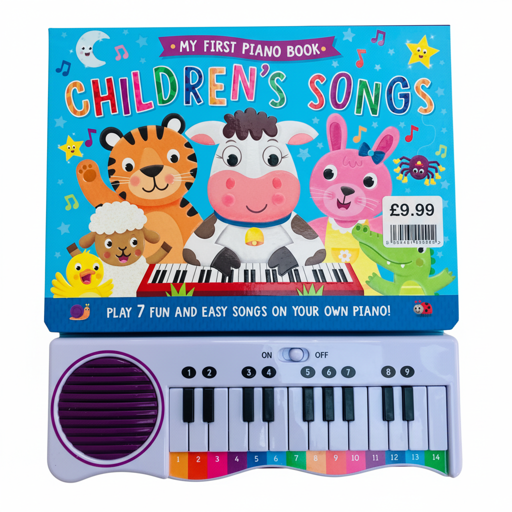 Children’s Songs Piano Book EPOS labelled £9.99 (jacket £15)
