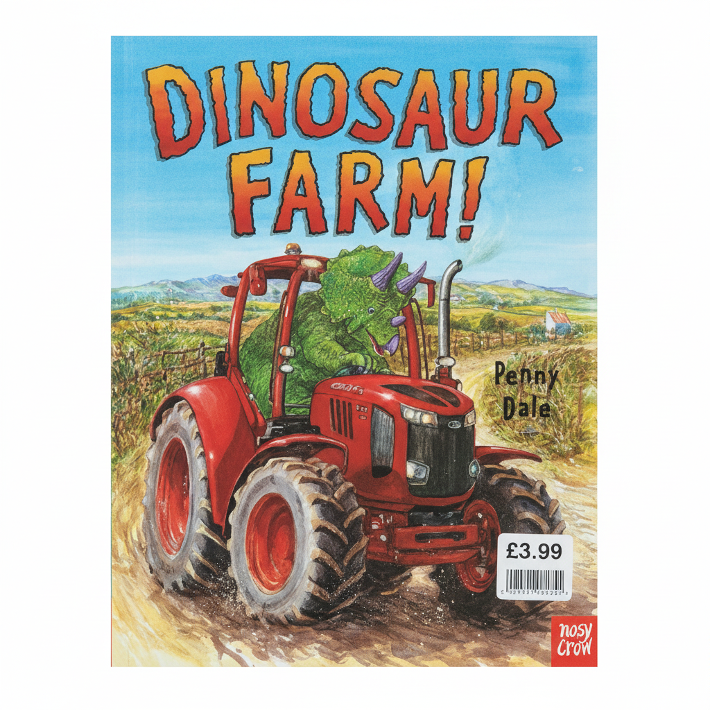 Dinosaur Farm! Large Picture Flat EPOS Stickered at £3.99 (jacket £7.99)